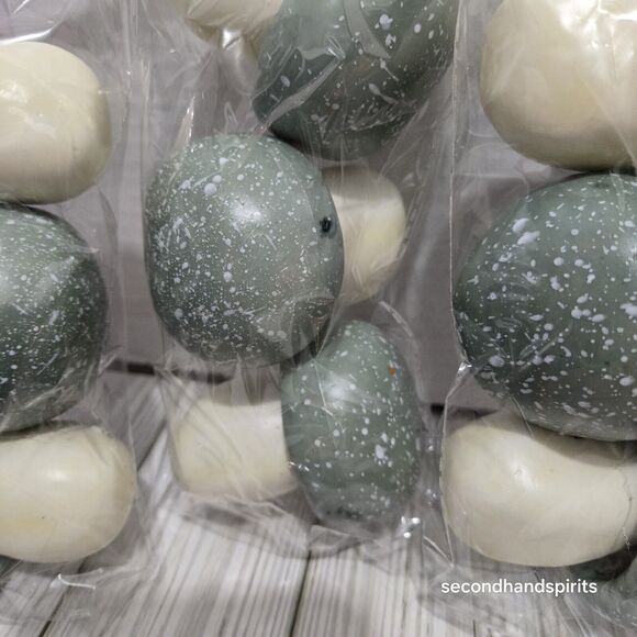 Blueish Mushroom Styrofoam, Christmas Woodland Forest Nature Tree  Blue - Picture 2 of 2